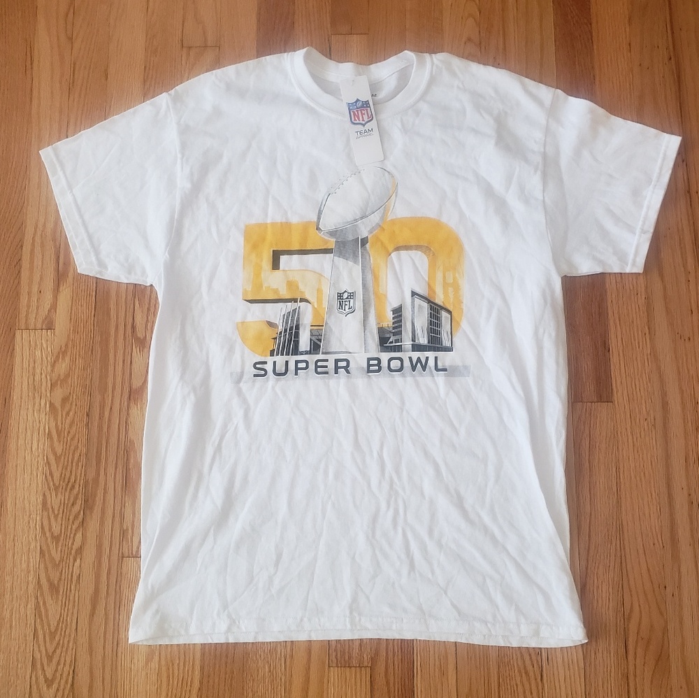 2016 NFL Super Bowl 50 Graphic Tee New With Tags